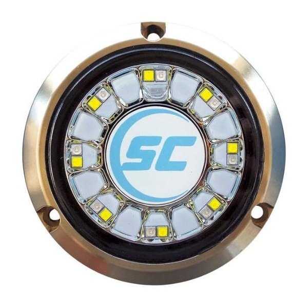 Shadow-Caster 16 Leds Bronze Underwater Marine Light - Blue & White SHDSCR-16-BW-BZ-10 - main